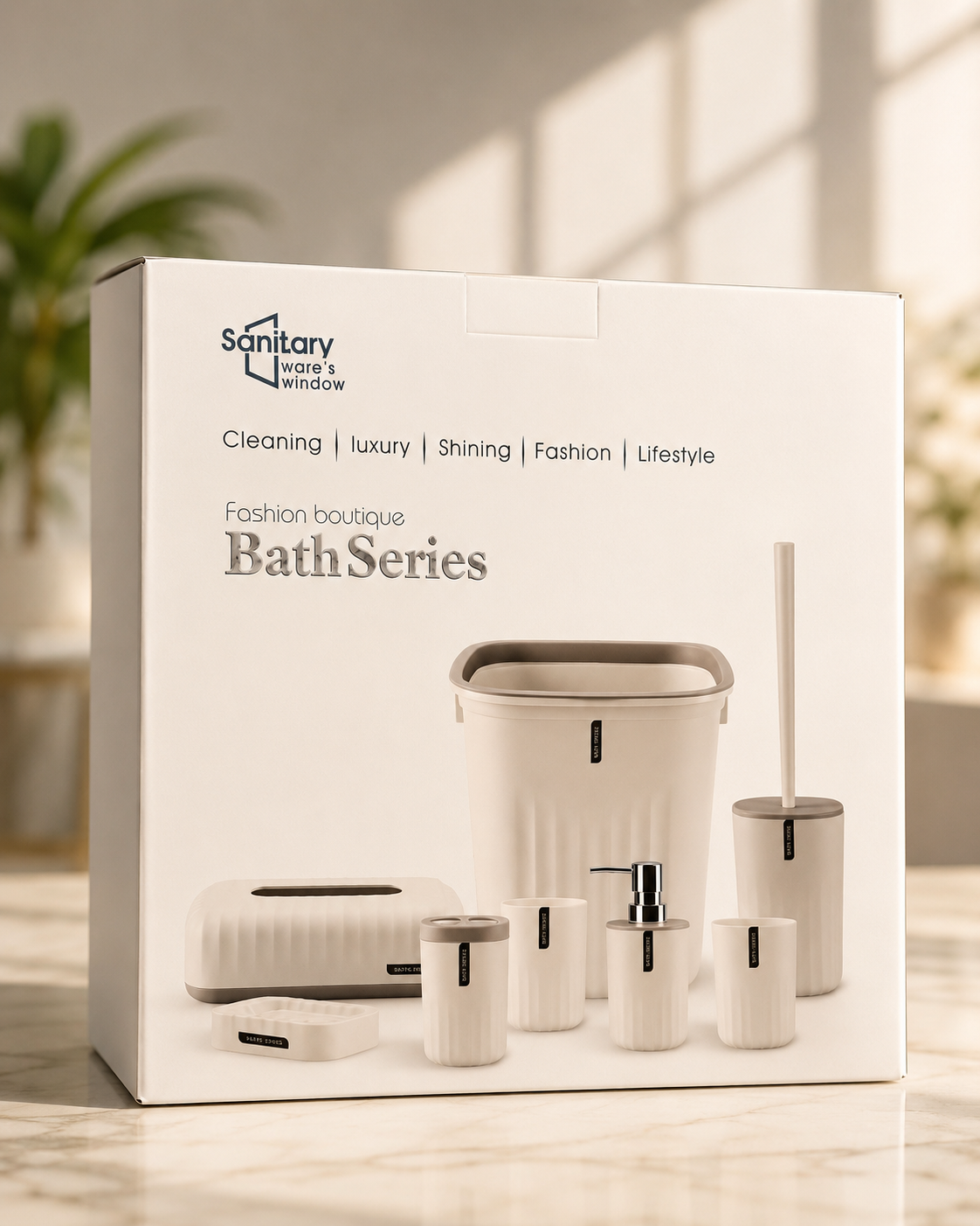 10-Piece Toilet Accessory Set
