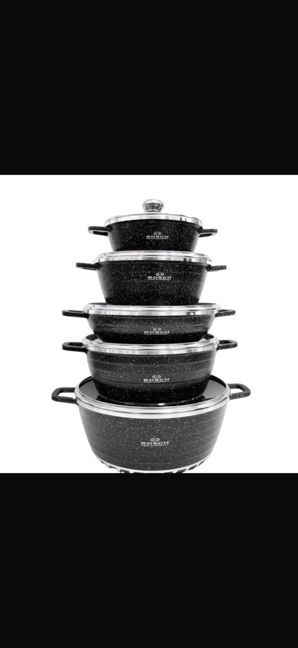 Bosch Pots Set (10 pcs)