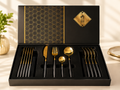 24-Piece Gold & Silver Cutlery Set