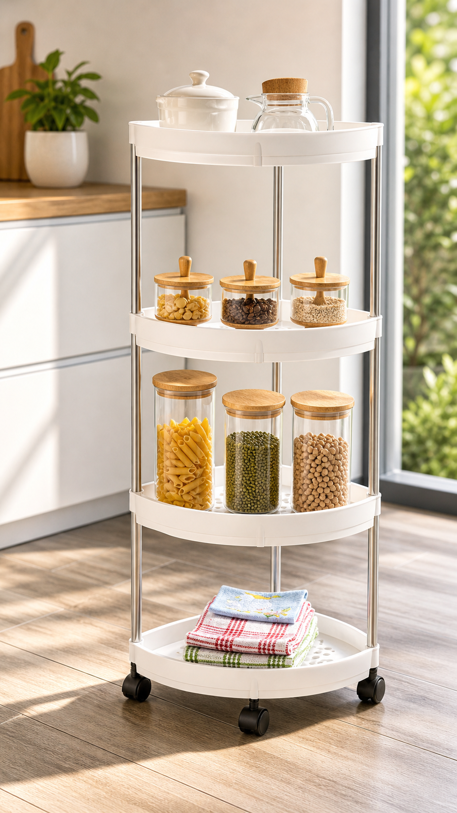3-Tier Kitchen & Bathroom Storage Rack